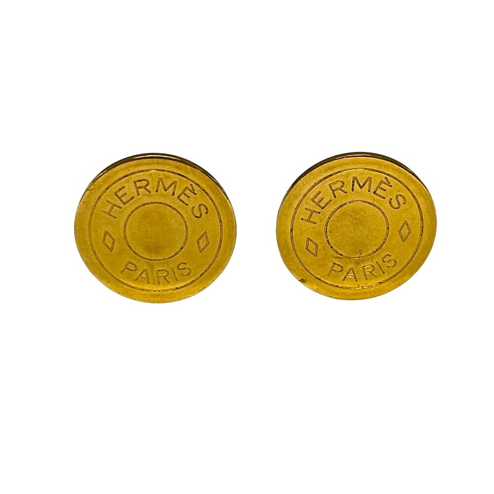 Hermès Selle Clip On Earrings